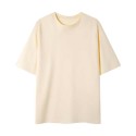 Oversized Blank T Shirt for Men - Private Label Plain Cotton