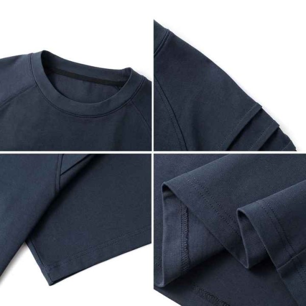 Men's Summer Top Trendy Sports Shirt High Quality Casual Oversized Loose-Fit Short Sleeve T-Shirt