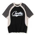 Retro Sports T-Shirt for Men Trendy Casual Loose Half-Sleeved