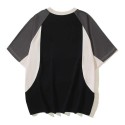 Retro Sports T-Shirt for Men Trendy Casual Loose Half-Sleeved