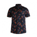 High Quality Men's Cotton Shirt Short-sleeve Printing Shirt