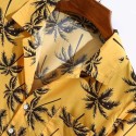 Designer Hawaiian Beach Mens Clothing Casual Fashion Short Sleeve Shirt