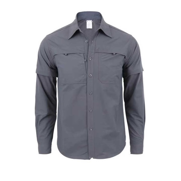 Men's UV-Protected Performance Zipper Fishing Long Sleeves Casual Sports