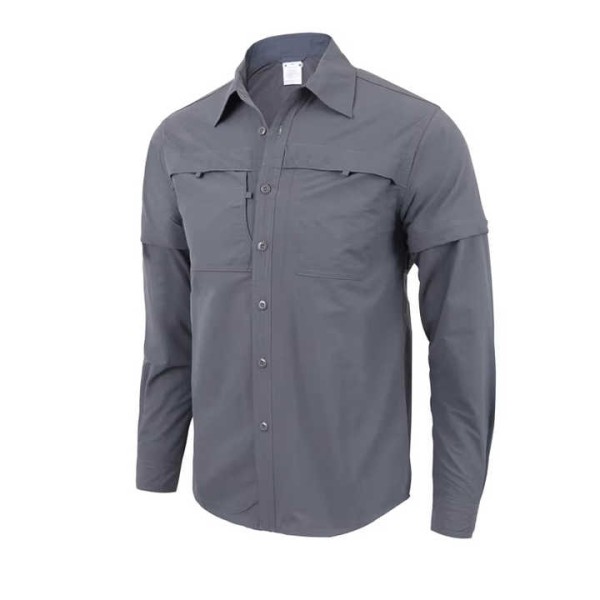 Men's UV-Protected Performance Zipper Fishing Long Sleeves Casual Sports