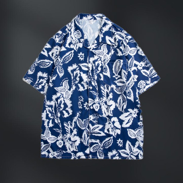 Travel leisure loose and trendy couple's shirt