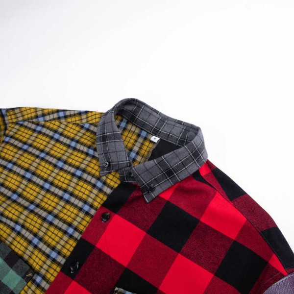 Direct Men's Long Sleeve Designer Cotton Flannel Shirts