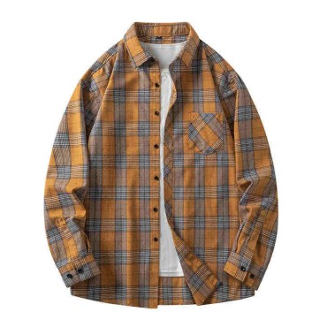 Men's Casual Plaid S...