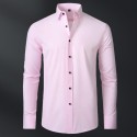 Fashion Men's Formal Shirt Long Sleeve Classic Men Formal Dress Shirt
