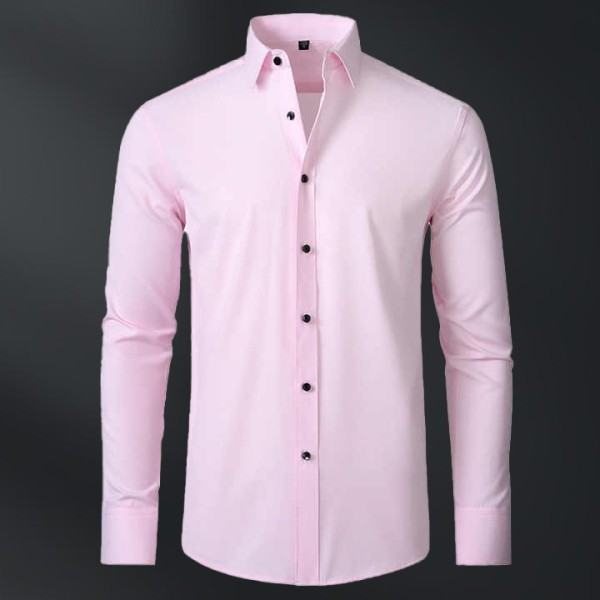Fashion Men's Formal Shirt Long Sleeve Classic Men Formal Dress Shirt