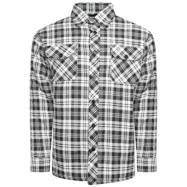 Men's Classic Check Shirts Long Sleeve Plaid Shirt Brushed Cotton Flannel Shirts