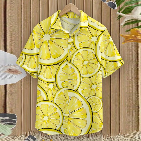 PlusSize Men's New Designer Summer Hawaiian Aloha Shirts