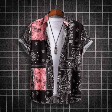 Men's Casual Hawaiia...