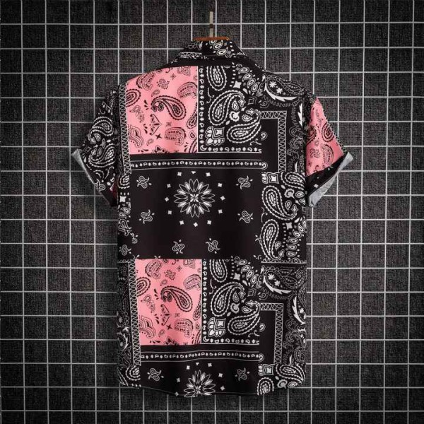 Men's Casual Hawaiian-Style Summer Shirt Hot Sell Printed Beach Wear