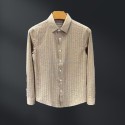 Autumn New Korean Style Shirt Paired with Men's Jacquard Jacket Top