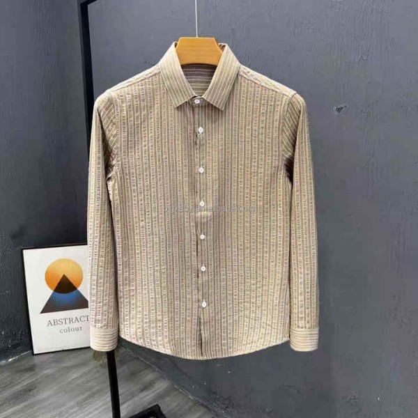 Autumn New Korean Style Shirt Paired with Men's Jacquard Jacket Top