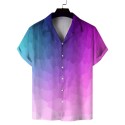 Latest Design Short Sleeve Top Shirts High End Summer Casual Beach Button Shirt