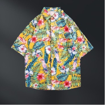 Beach Print Loose Sh...