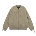 Men's Casual Autumn-Winter Flight Jacket Waterproof Padded Coat