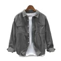 Men's Shirts Solid Yarn Dyed Shirts Customized Printing 100% Cotton Breathable Lightweight