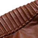 Spring Autumn Thin Men's Stand Collar Striped Embroidery Zipper