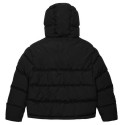 Men's Puffer Jacket with Embroidered Hood Stand Collar Hip Hop Style