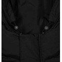 Men's Puffer Jacket with Embroidered Hood Stand Collar Hip Hop Style