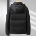 Men's Luxury Short White Duck Coat Hooded Jacket