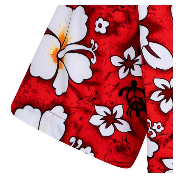 Vacation 4 Way Stretch Fabric Short Sleeve Men's Button Down Collar