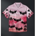 Shirt Personalized Green Leaves Short Sleeve Shirts