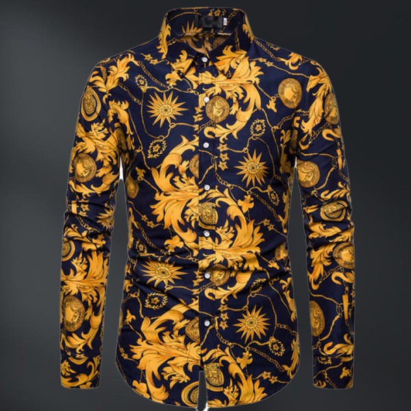 Aiqi Men's Slim Long Sleeve Shirt High Quality New Sales