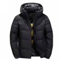 Quality Men's Down Jacket Slim Fit Thick Warm Hooded Coat