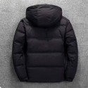 Quality Men's Down Jacket Slim Fit Thick Warm Hooded Coat