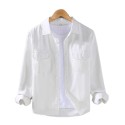 New Fashion Spring Autumn Men Long Sleeve Shirt
