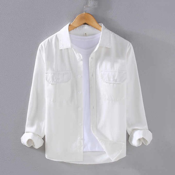 New Fashion Spring Autumn Men Long Sleeve Shirt