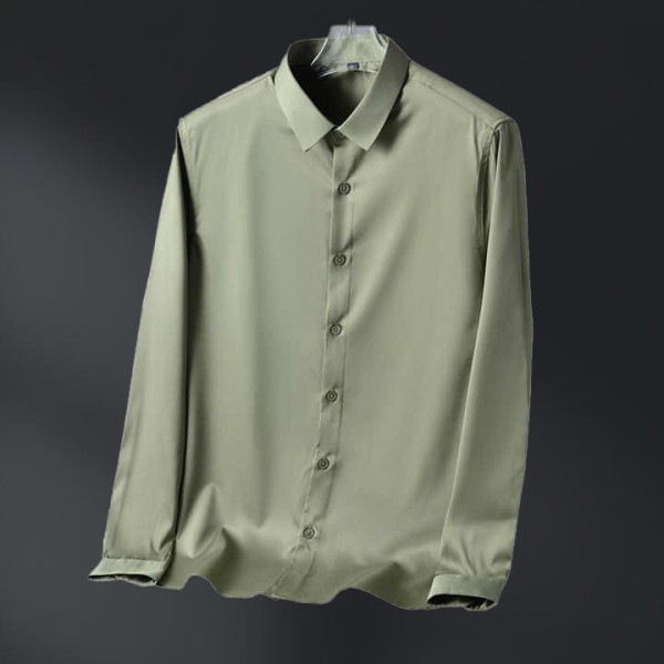 Men's New Style Spring Summer Shirt Non-Ironing Anti-Wrinkle Slim-Fit