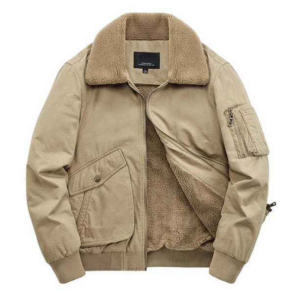 Winter Jacket for Men Warm Thick Fleece Big Tall Sizes