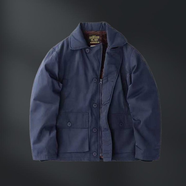 Men's Casual Winter Parka Jacket Solid Color Thick Warm Outwear Streetwear Plus Size Coat
