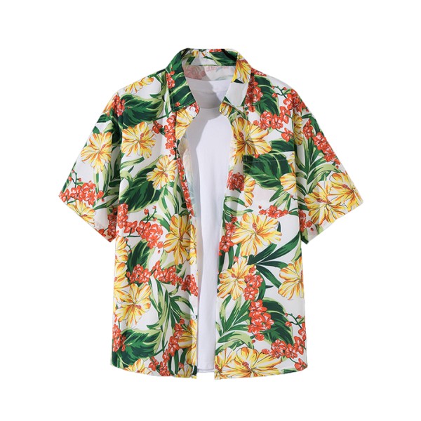 Tropical Vacation Beach Shirts With Pocket
