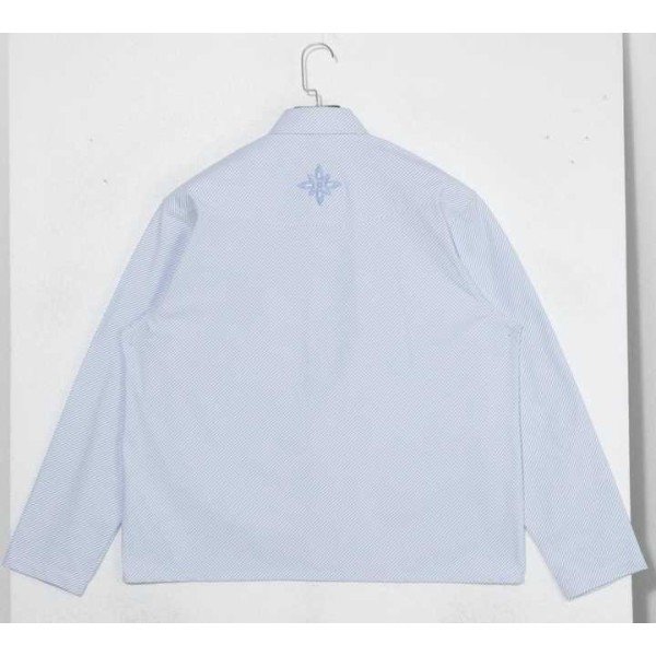 Men's Button-Up Shirts Solid Color Long Sleeve