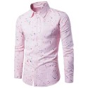 New Style Flower Shirt Long-sleeved Trendy