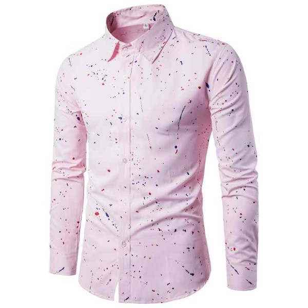 New Style Flower Shirt Long-sleeved Trendy