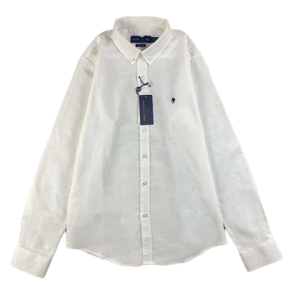 Men's Cotton and Linen British Slim T Shirt Long Sleeve
