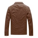 Autumn High Quality Cotton 100% Men's Jacket Printed Windbreaker Coat