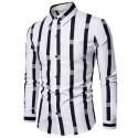 Sale Summer Men's Shirt Long Sleeved Casual Business Fashion Slim