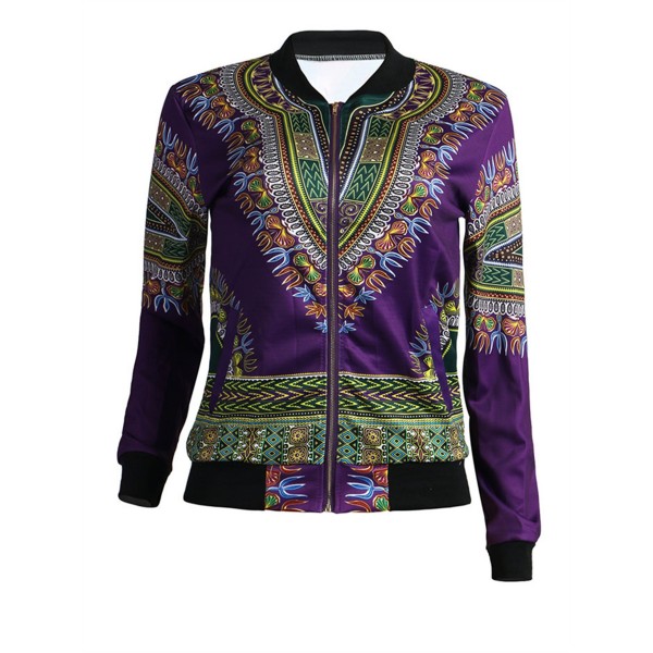 Women's Printed African Dashiki Jacket