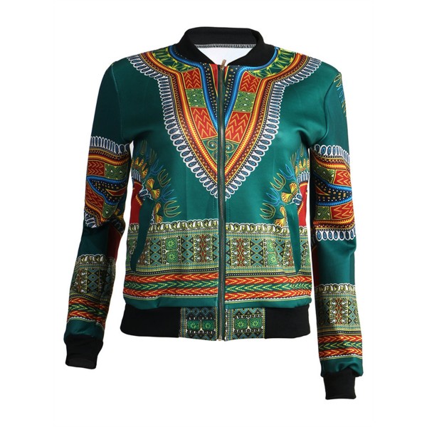 Women's Printed African Dashiki Jacket