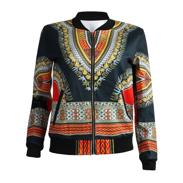 Women's Printed African Dashiki Jacket